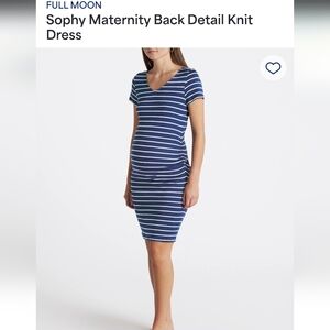FULL MOON Sophy Maternity Back Detail Knit Dress XXL